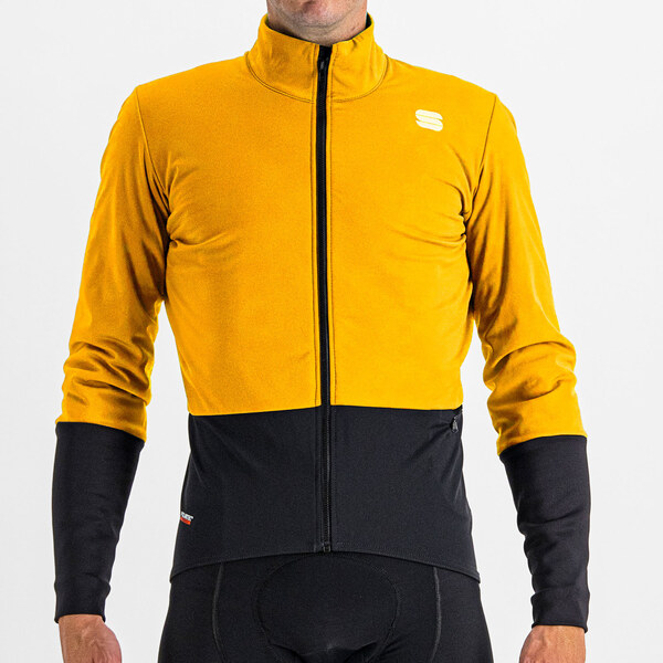 Sportful TOTAL COMFORT cyklistická bunda, zlatá/čierna 58444650