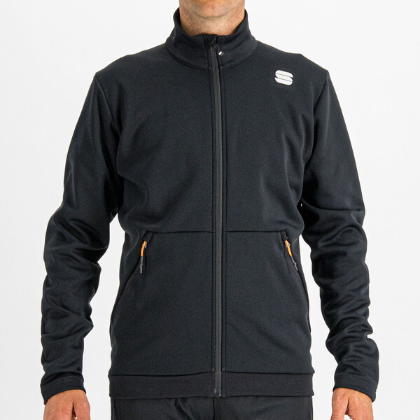 Sportful ENGADIN bunda čierna/žltá 58444036