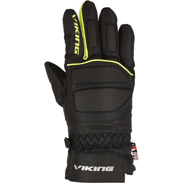 Detské lyžiarske rukavice Viking FELIX čierna 46513462
