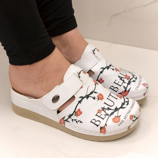 JOHN-C Dámske vzorované klinové šľapky BEUTIFUL 46513536