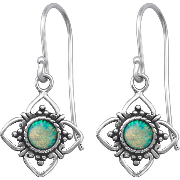 MAJYA Strieborné náušnice MOONA 10671 65360882