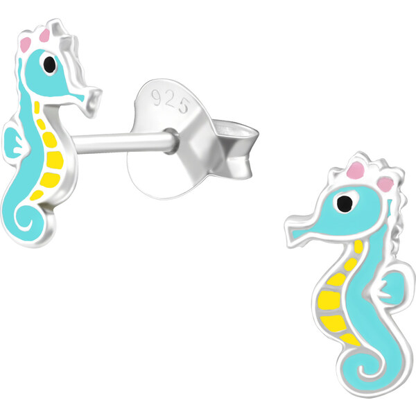 MAJYA Strieborné náušnice MORSKÝ KONÍK 10674 64581299