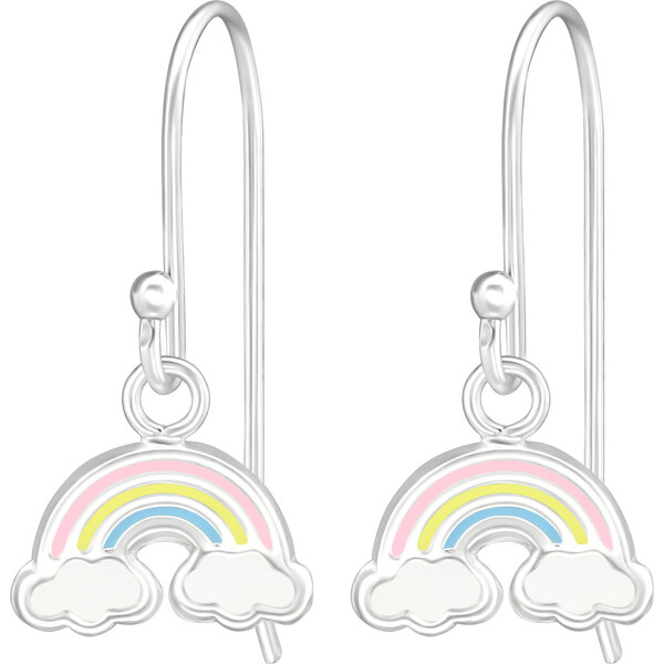 MAJYA Strieborné náušnice DUHA 10684 64581307