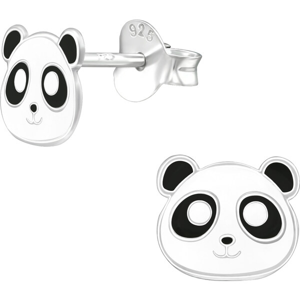 MAJYA Strieborné náušnice PANDA 10685 64581308