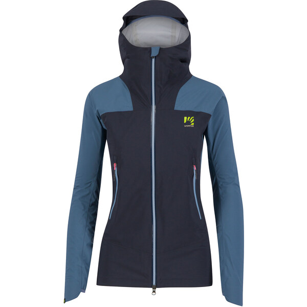 Karpos VALSESIA SHELL outdoorová bunda, dámska, vulcan/bering sea 58443744