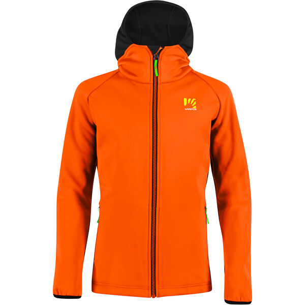 Karpos LAVAREDO KID WINTER outdoorová bunda, detská, sicy orange/black 58443151