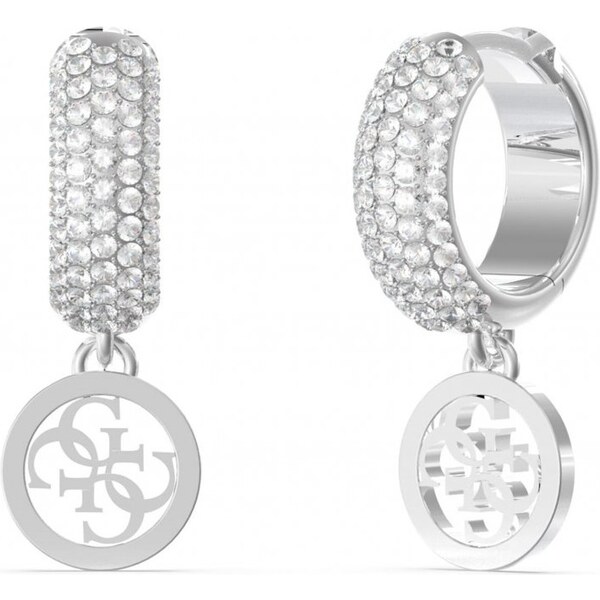 Guess Štýlové kruhy Crazy Earrings JUBE03301JWRHT/U 66582306