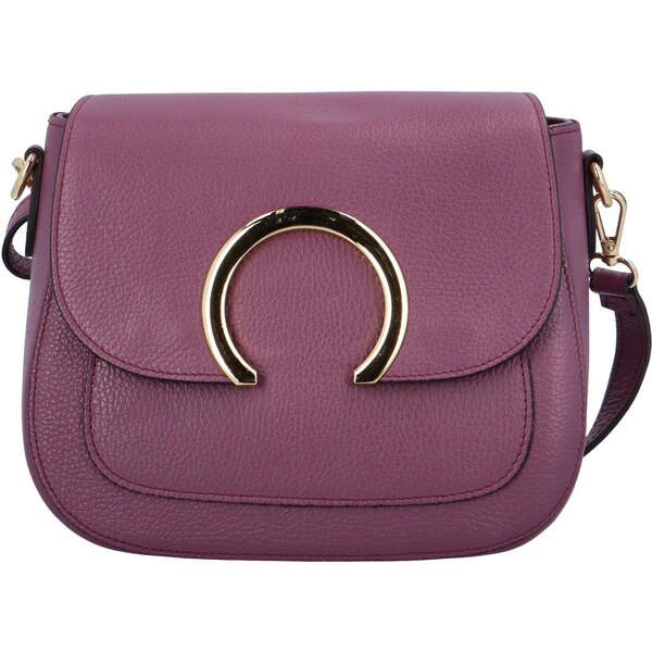 Dámska kožená crossbody kabelka fialová - ItalY Pretty fialová 48245871