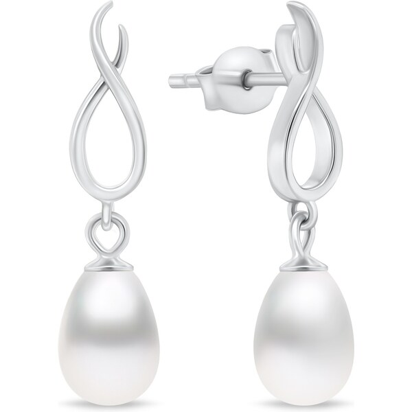 Brilio Silver Originálne strieborné náušnice s perlou EA897W 66589360