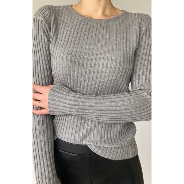 modnenakupy.sk Dámsky rebrovaný sveter ZOE 36190578