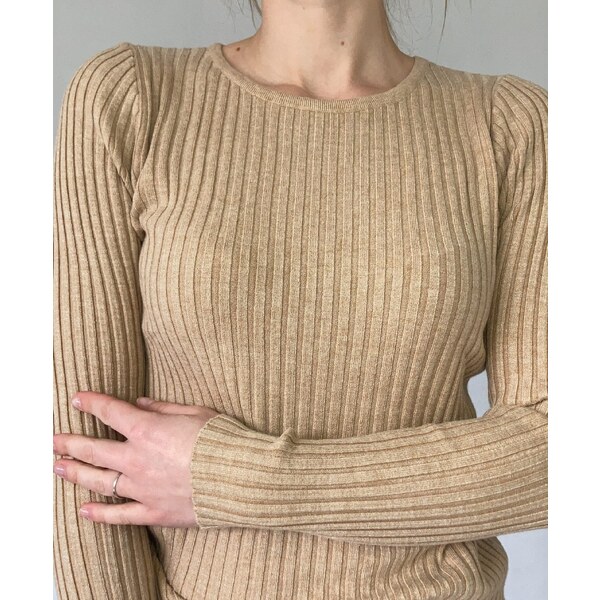 modnenakupy.sk Dámsky rebrovaný sveter ZOE 36190579