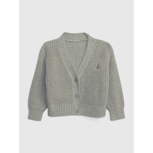 Šedý dievčenský kardigan Gap 50546698
