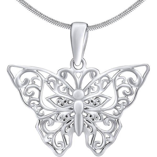 Ligot Strieborný prívesok motýľ ZT61331 46719847