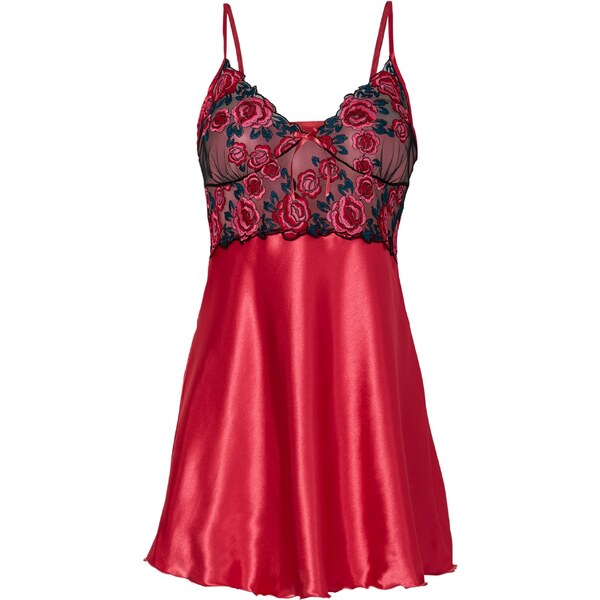 bonprix Saténové negližé, farba ružová 46547440