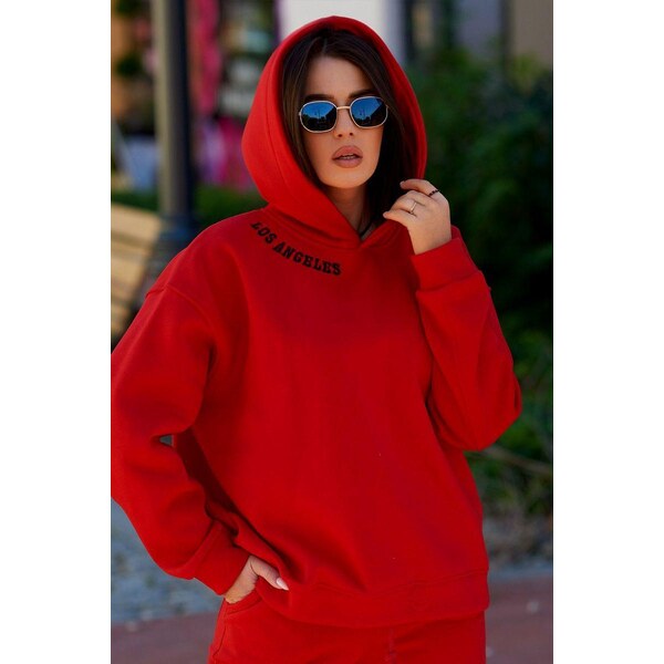 MladaModa Zateplená tepláková súprava s vyšívaným nápisom Los Angeles 46552246