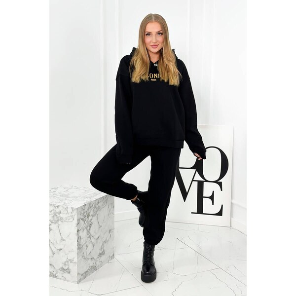 MladaModa Zateplená tepláková súprava s vyšívaným nápisom Iconic 46552273