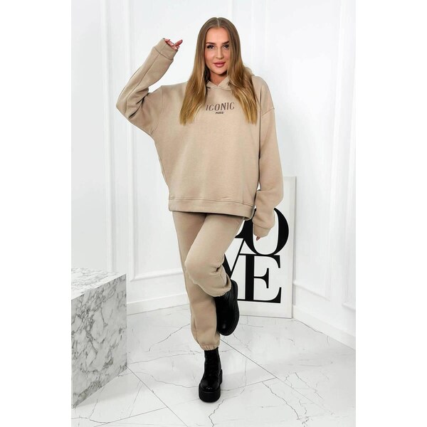 MladaModa Zateplená tepláková súprava s vyšívaným nápisom Iconic 46552276