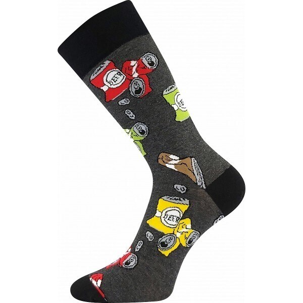 TUHU farebné veselé ponožky Lonka - PLECHOVKY - 1 pár 46569777