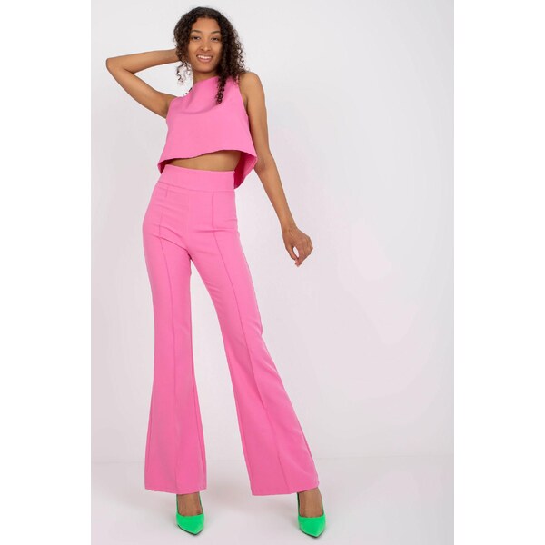 MladaModa Komplet blúzky a nohavíc model 32318 jasný ružový 49210506