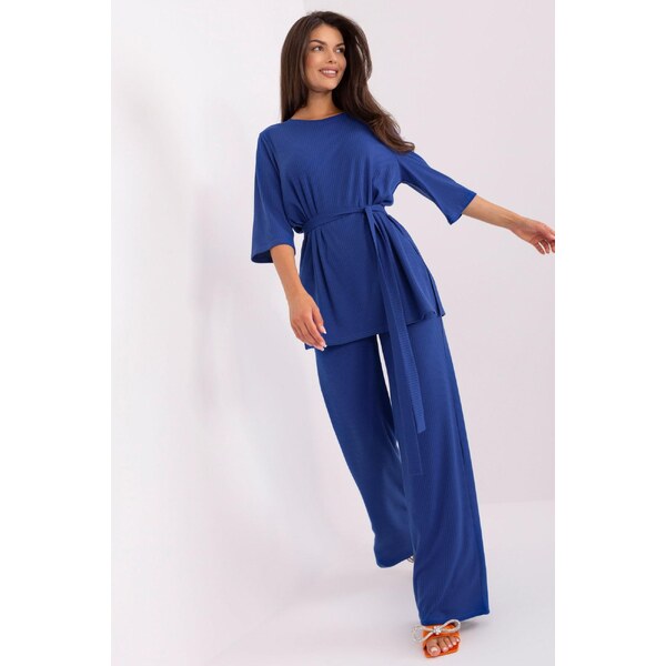 MladaModa Tenká oversize súprava z vrúbkovaného materiálu model 38928 49210476