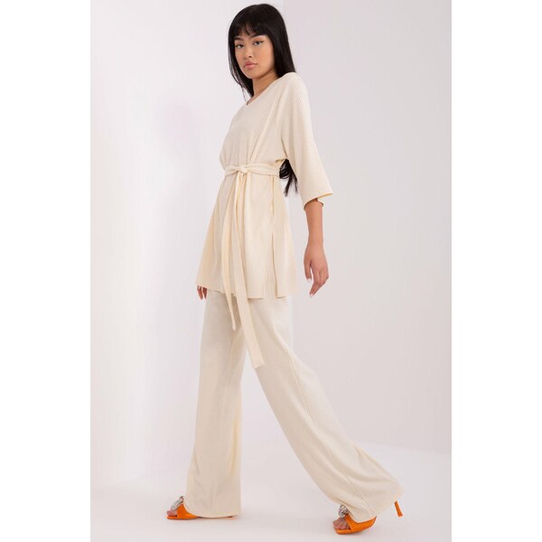 MladaModa Tenká oversize súprava z vrúbkovaného materiálu model 38928 49210477