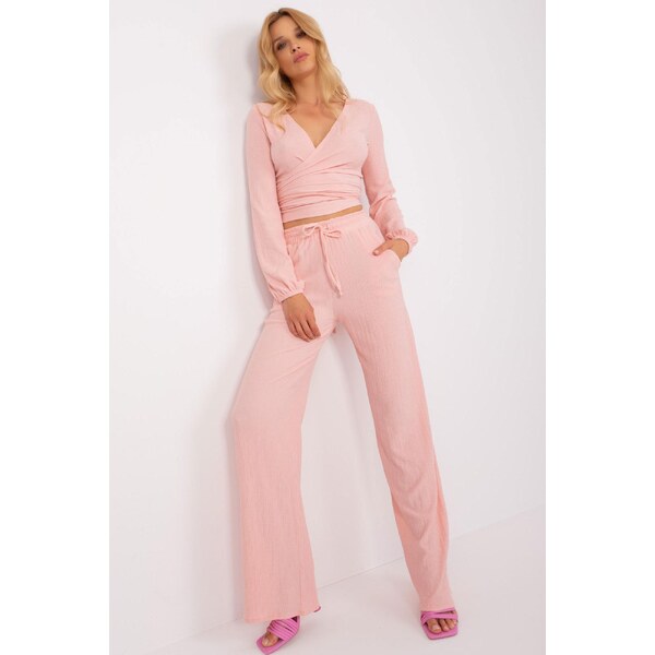 MladaModa Súprava s krátkou blúzkou model 32912 broskyňová 49210481