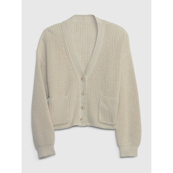 Krémový dievčenský kardigan Gap 50546589