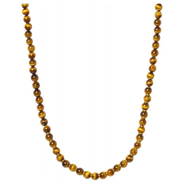 Pánsky korálkový náhrdelník Tigrie oko Trimakasi 47128211