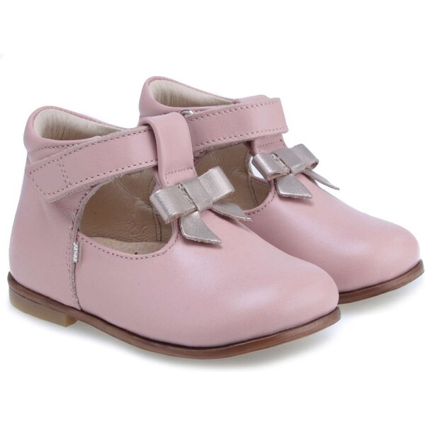 Detské kožené balerínky EMEL E2385C-6 pre princeznú 46771773