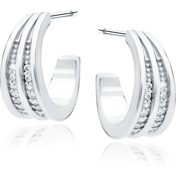 Dámske strieborné náušnice ALOE 46632947