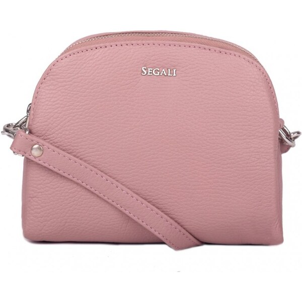 SEGALI Dámska kožená taška cez rameno SG-212 rose 46637087