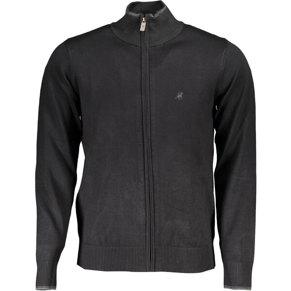 U.S. GRAND Pánsky čierny kardigan US Grand Polo 64706693
