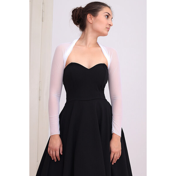 Glara Priesvitné krátke bolerko 46638499