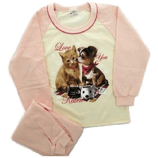 Taro Dievčenské pyžamo Love Kitten 46458117