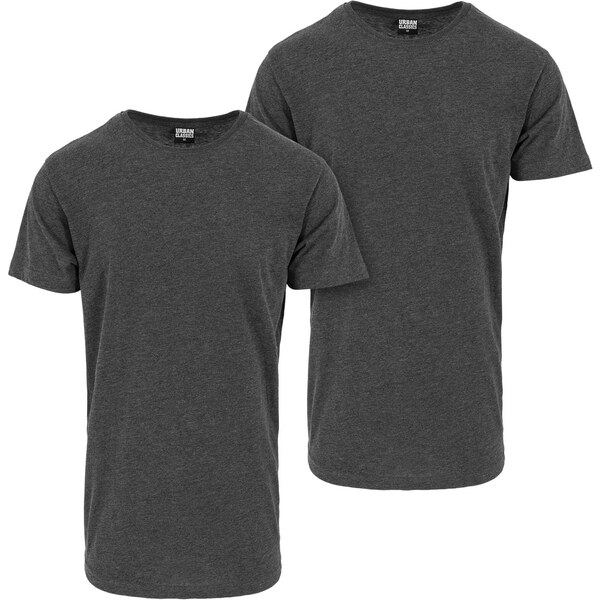 Urban Classics Shaped Long Tee 2-Pack cha/cha 53358774