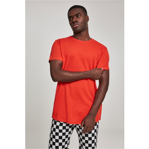 Urban Classics Long T-shirt in the shape of blood orange 50604181