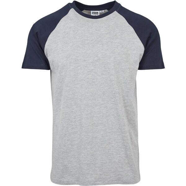 Urban Classics Raglan contrasting T-shirt grey/navy 50637281