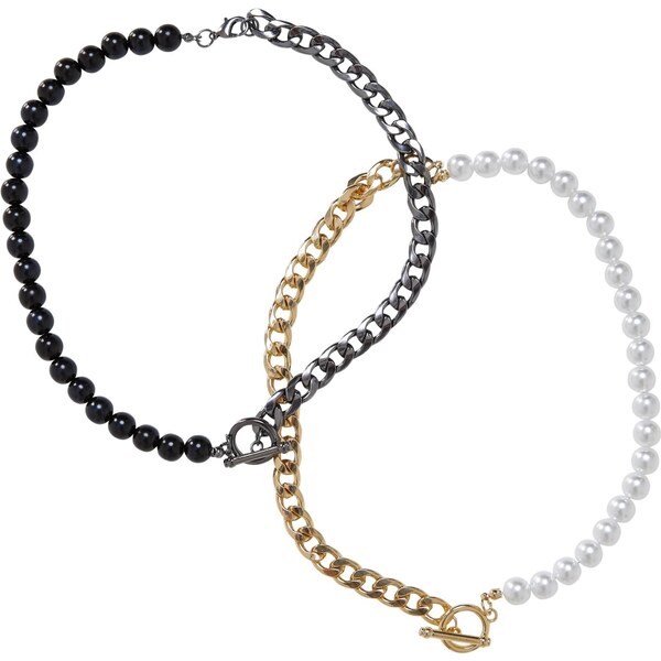 Urban Classics Necklace 2-pack - gold/gunmetal 50687322