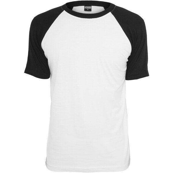 Urban Classics Raglan contrasting t-shirt wht/blk 50564582
