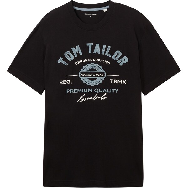 TOM TAILOR Tričko modrosivá / čierna / biela 66976353