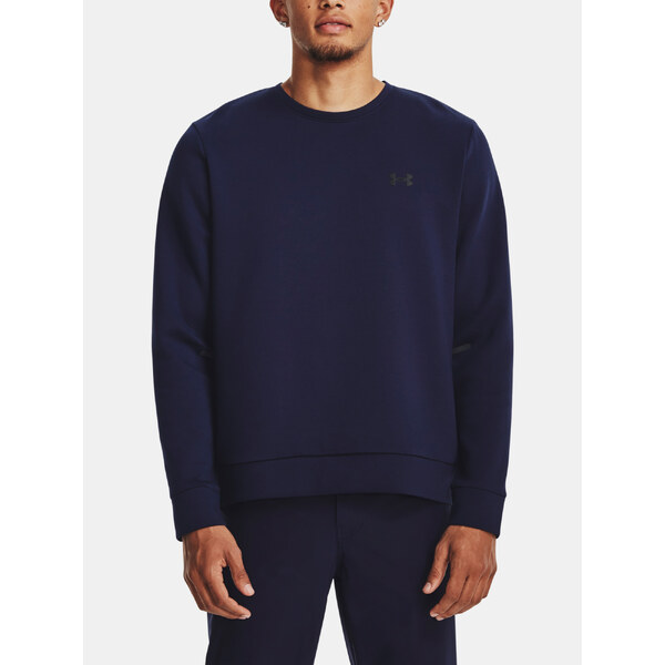 Tmavomodrá športová mikina Under Armour UA Unstoppable Flc Crew 65574750