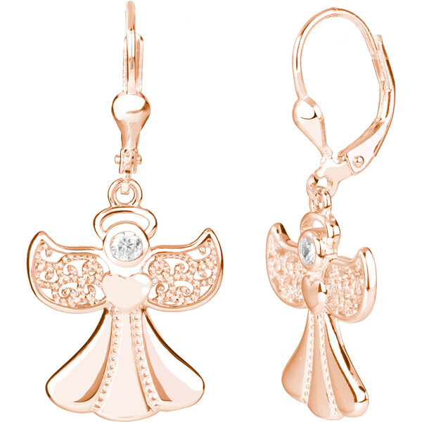 Olivie Strieborné visiace náušnice ANJEL ROSE 7912 46749913