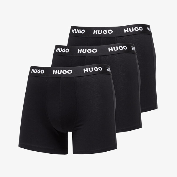 Boxerky Hugo Boss Logo-Waistband Boxer Briefs 3-Pack Black L 58261773