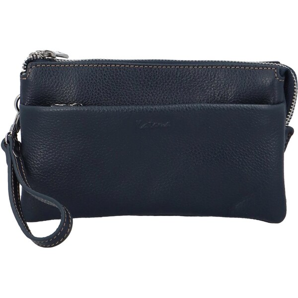 Dámska kožená crossbody kabelka tmavo modrá - Katana Isola tmavo modra 47896691