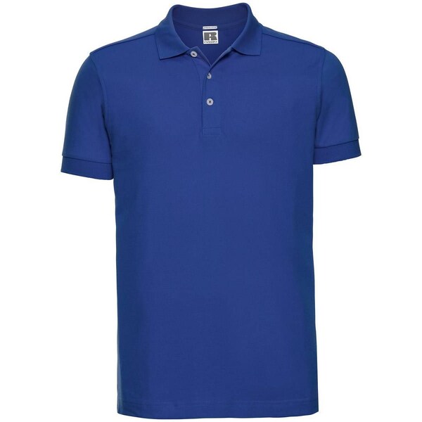 RUSSELL Mens T-shirt Stretch Polo R566M 95% smooth cotton ring-spun 5% 50631291