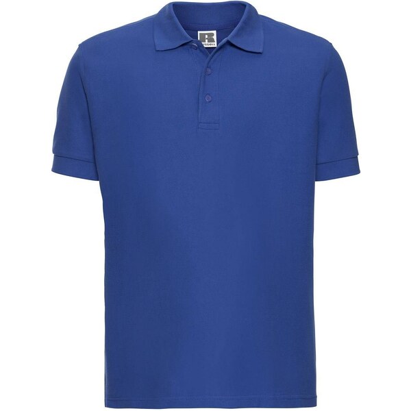 Mens Ultimate Russell Blue Cotton Polo Shirt 50512263