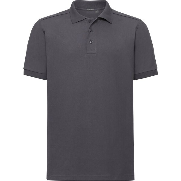 RUSSELL Mens T-shirt Tailored Stretch Polo R567M 95% smooth cotton 50511840