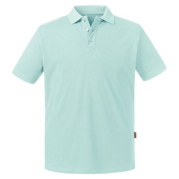 Niebieska koszulka męska polo Pure Organic Russell 50511763
