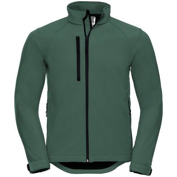 Green Mens Soft Shell Russell Jacket 50511705