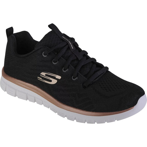 Čierne pohodlné tenisky Skechers Graceful-Get Connected 12615-BKGD 46726947